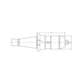 APU Drill Chuck Holder  NT30-APU08-80~110(OTT) - Makotools Industrial Supply Tools for Metal Cutting